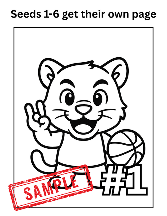 2026 Men's Basketball Color the Madness - PRE ORDER