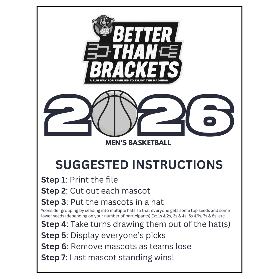 2026 Mens Basketball Better Than Brackets - PRE ORDER