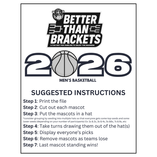 2026 Mens Basketball Better Than Brackets - PRE ORDER